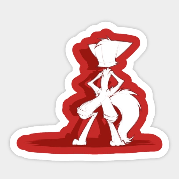 Mace Silhouette Sticker by Vivid Publishing